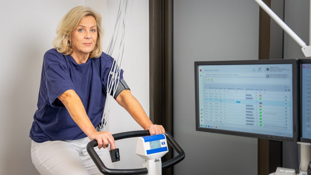 Herz-Kreislauf-Untersuchung mit EKG zur Vorsorge gegen Herzinfarkt und Schlaganfall